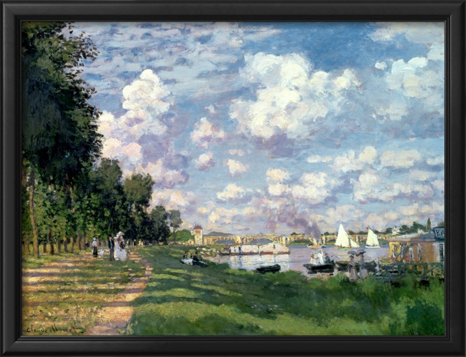 The Marina At Argenteuil, 1872-Claude Monet Painting